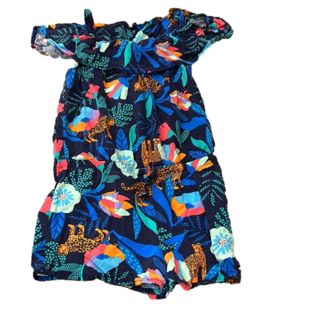 Cat and jack 4 t girl romper good condition